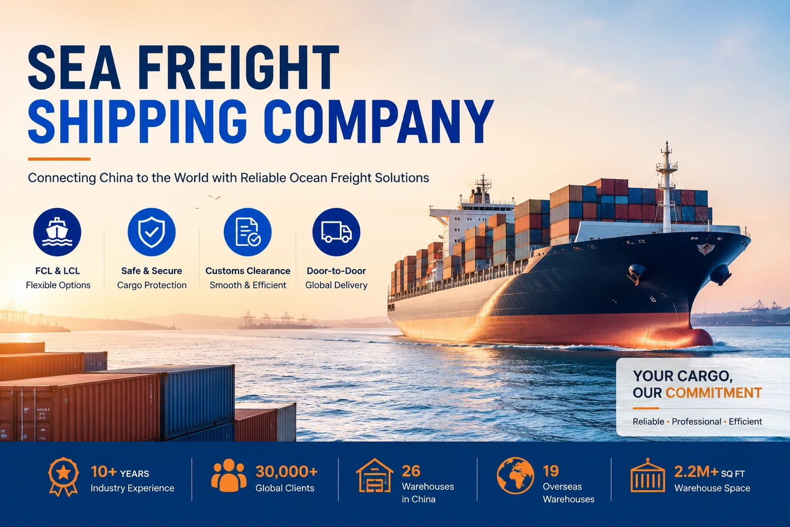 sea freight shipping company from china